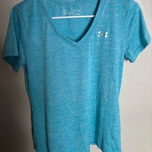 Under Armour Women's Teal V-Neck Tee